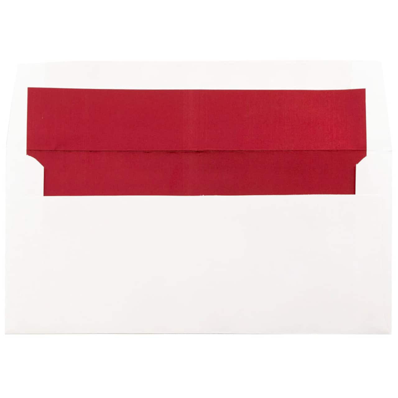 JAM Paper 4" x 8" Foil Lined Invitation Envelopes, 50ct.
